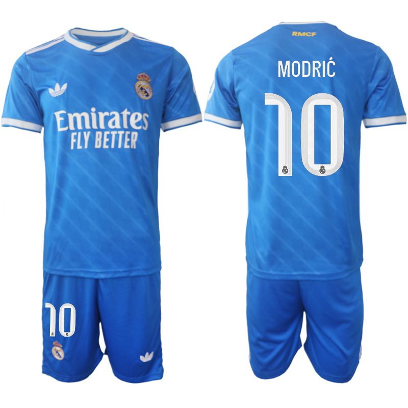 Men 2025-2026 Club Real Madrid away blue #10 Soccer Jersey1